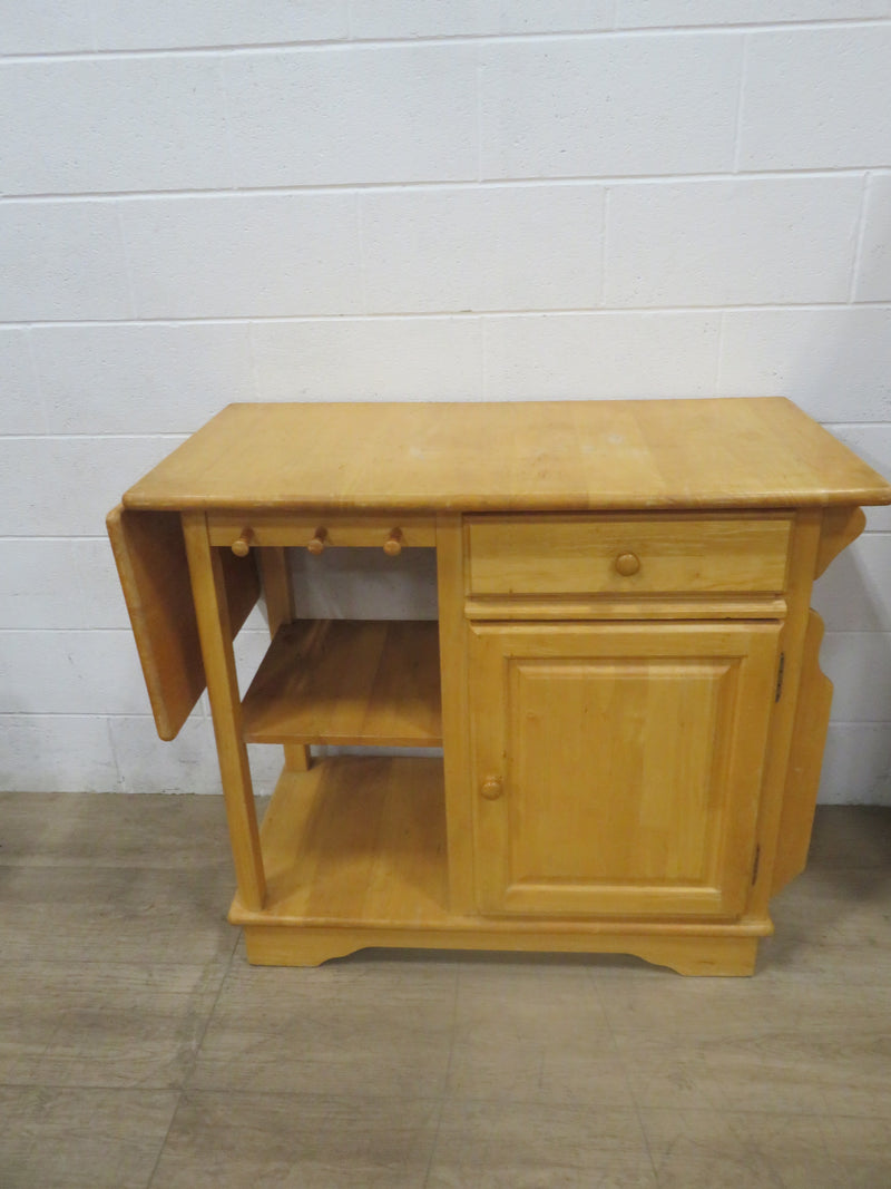 Solid Pine Kitchen Cart