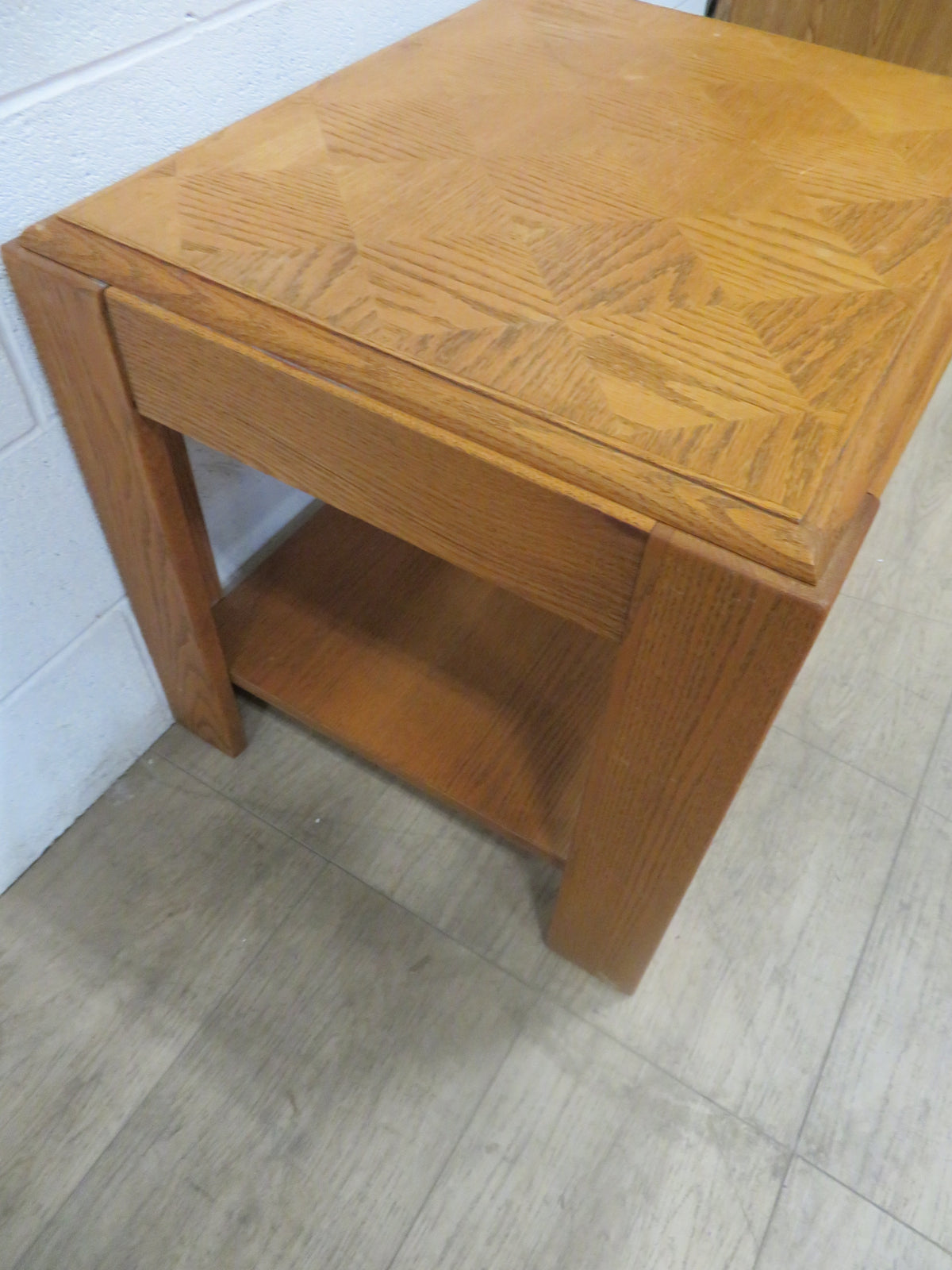 Solid Wood End Table