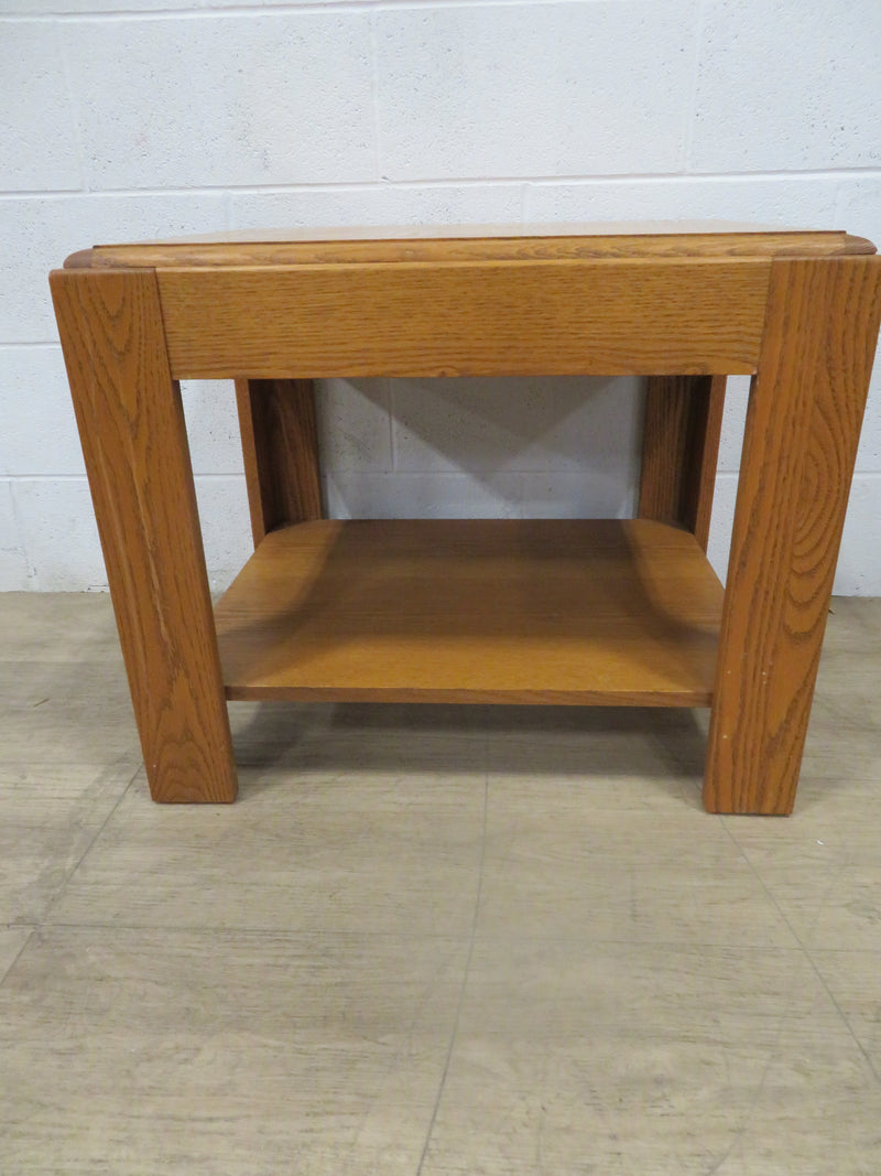 Solid Wood End Table