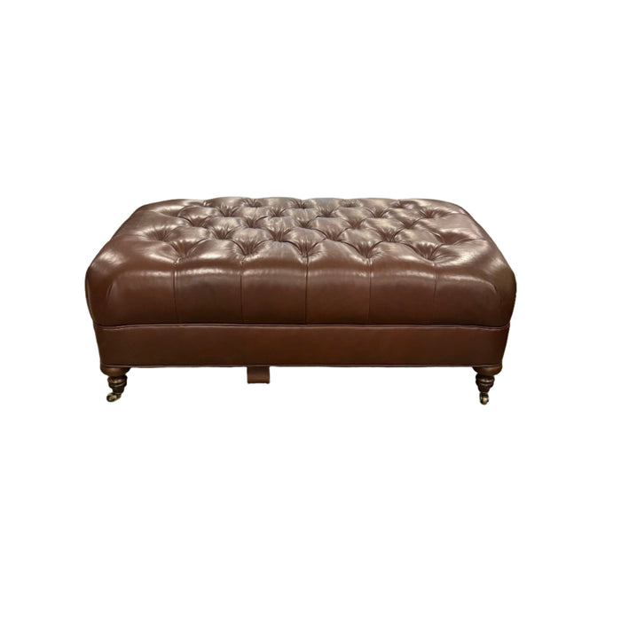 Luxurious Leather Ottoman