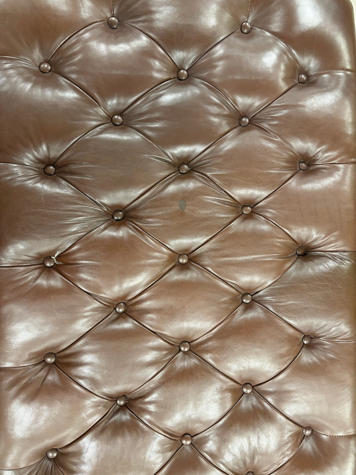 Luxurious Leather Ottoman