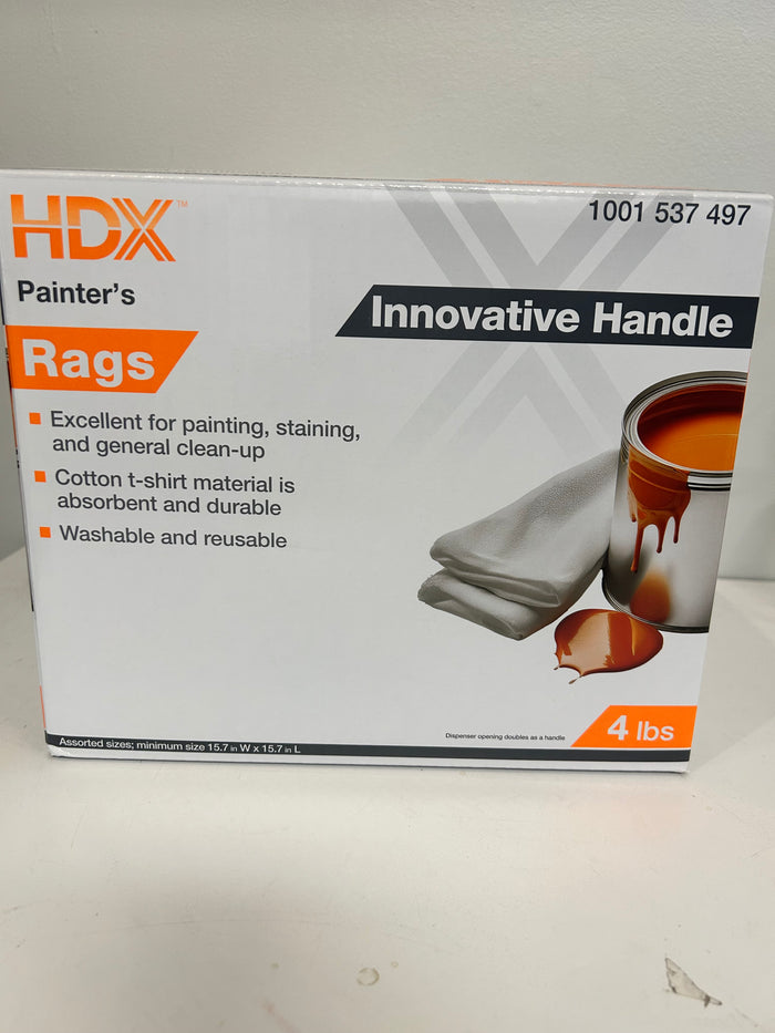 Painter's Rags – 4 lbs (Washable & Reusable)