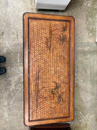 45-Inch Woven Rattan Desk