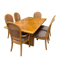 72-Inch Golden Oak Dining 7pc Set