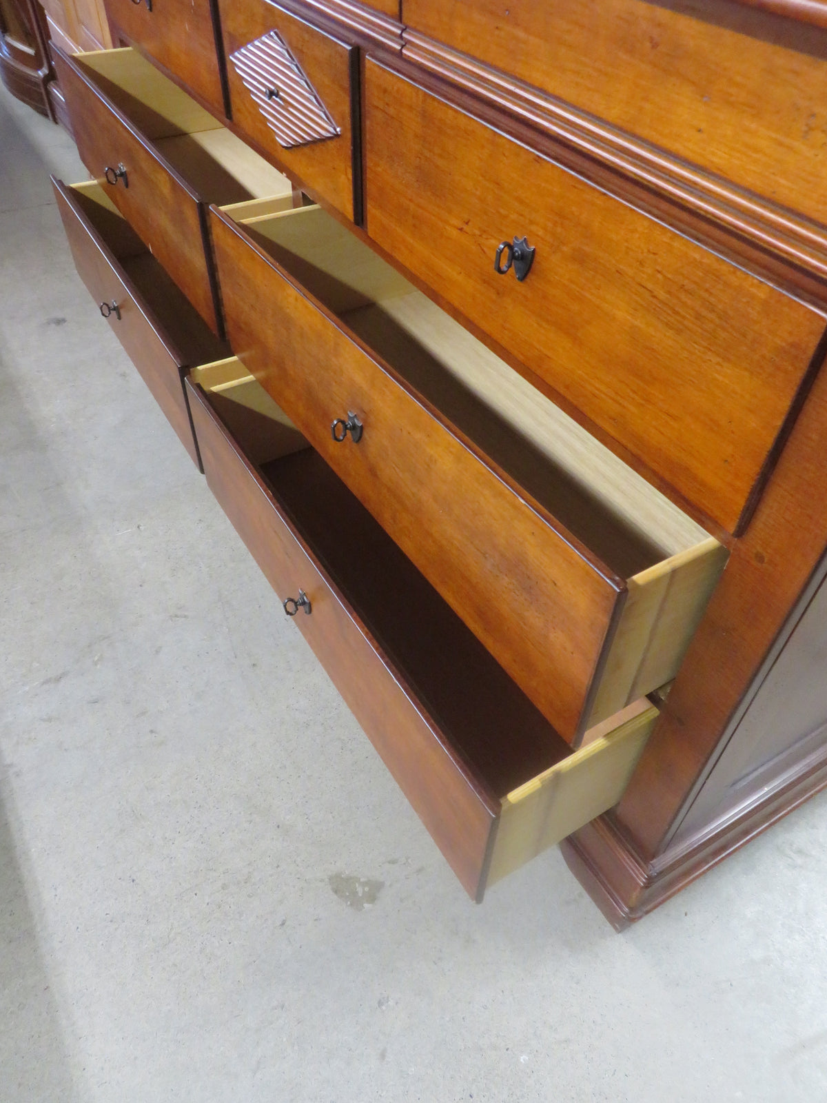 Ten Drawer Solid Wood Dresser