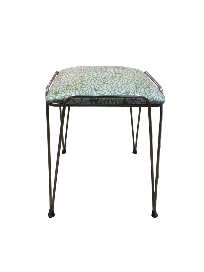 Floral Design Vintage Stool