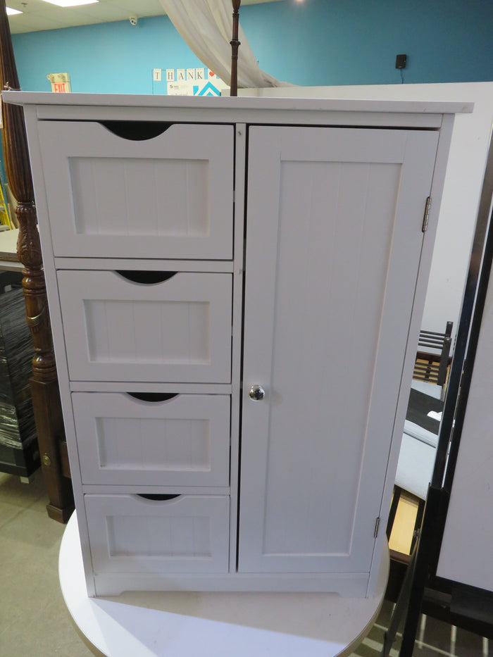 White Bathroom Storage Cabinet