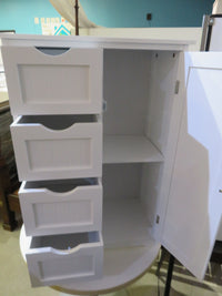 White Bathroom Storage Cabinet