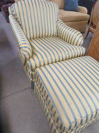 Arm Chair with Matching Ottoman