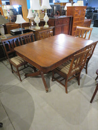 Mahogany Dining Table Set w/ 6 chairs