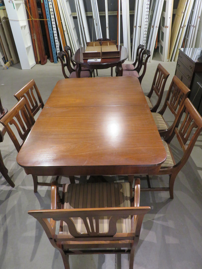 Mahogany Dining Table Set w/ 6 chairs