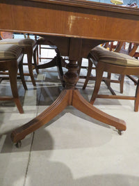 Mahogany Dining Table Set w/ 6 chairs