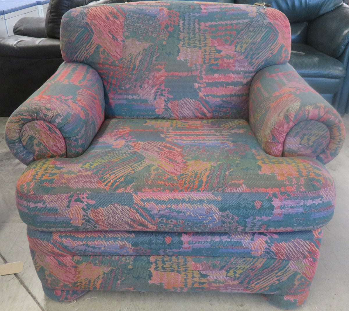 Pink Patterned Armchair