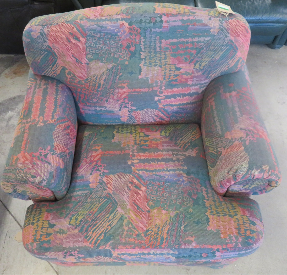 Pink Patterned Armchair