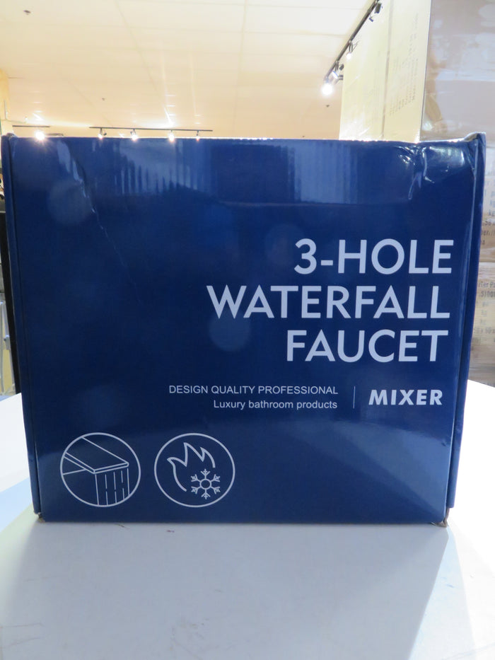 3 - Hole Waterfall Faucet
