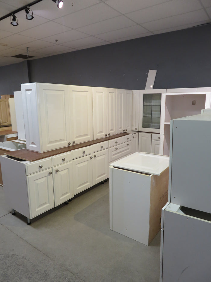 White Kitchen Cabinet Set