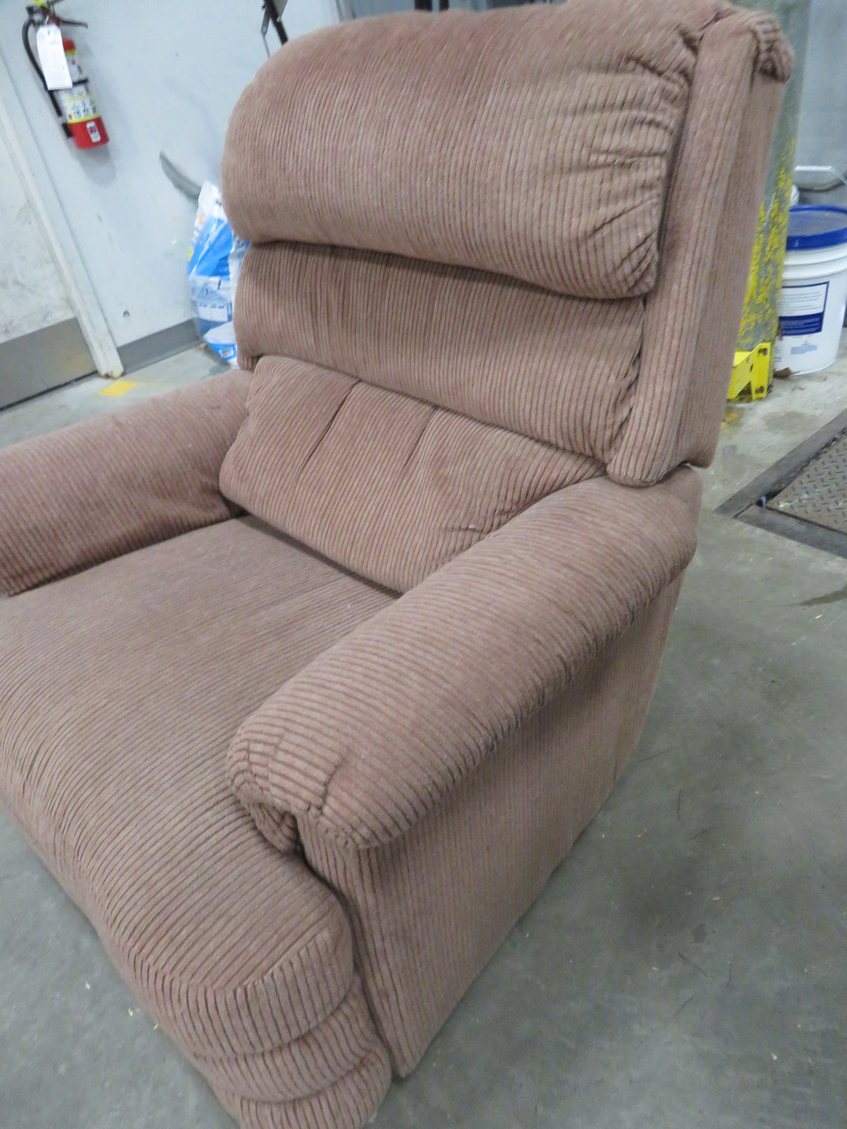 Rocker Recliner in Beige Fabric