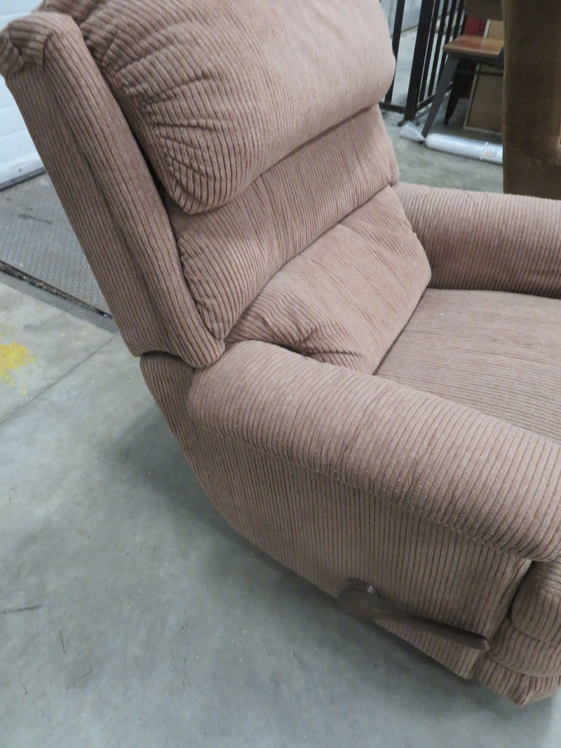 Rocker Recliner in Beige Fabric