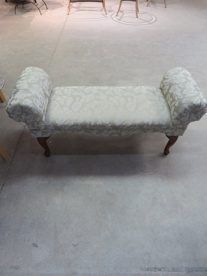 Vintage Rolled Arm Bench