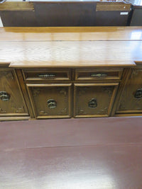 Solid Wood Dresser with Lower Cupboards