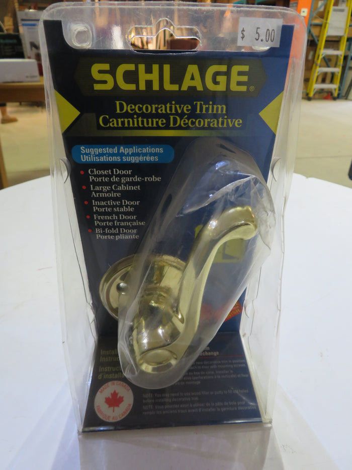 Schlage Decorative Trim Handle