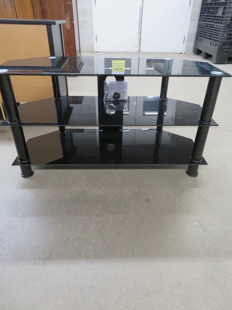 Glass 2 Tiered Media Table