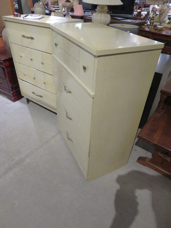Vintage Light Cream Colored Chest