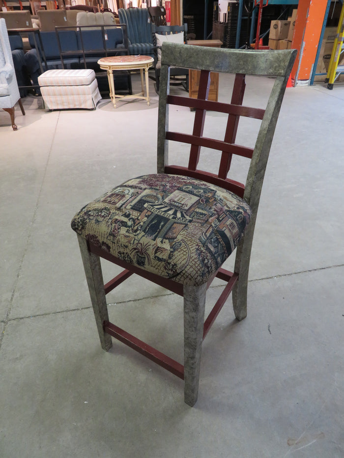 Lattice- Back Dining Chair European Street Scene A