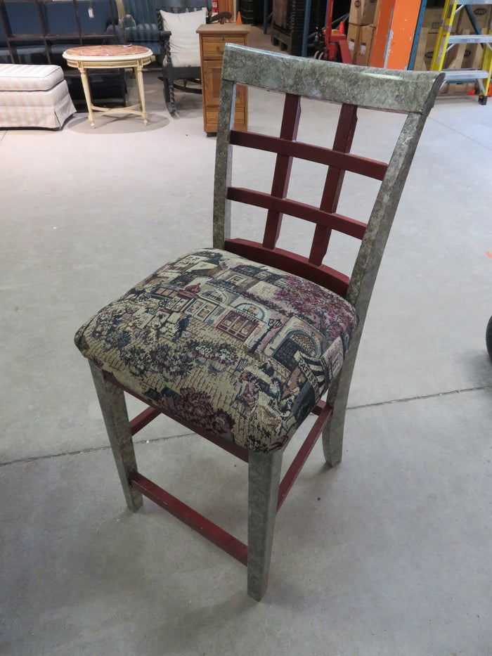 Lattice- Back Dining Chair European Street Scene B