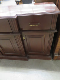 Solid Wood Hutch in Dark Wood