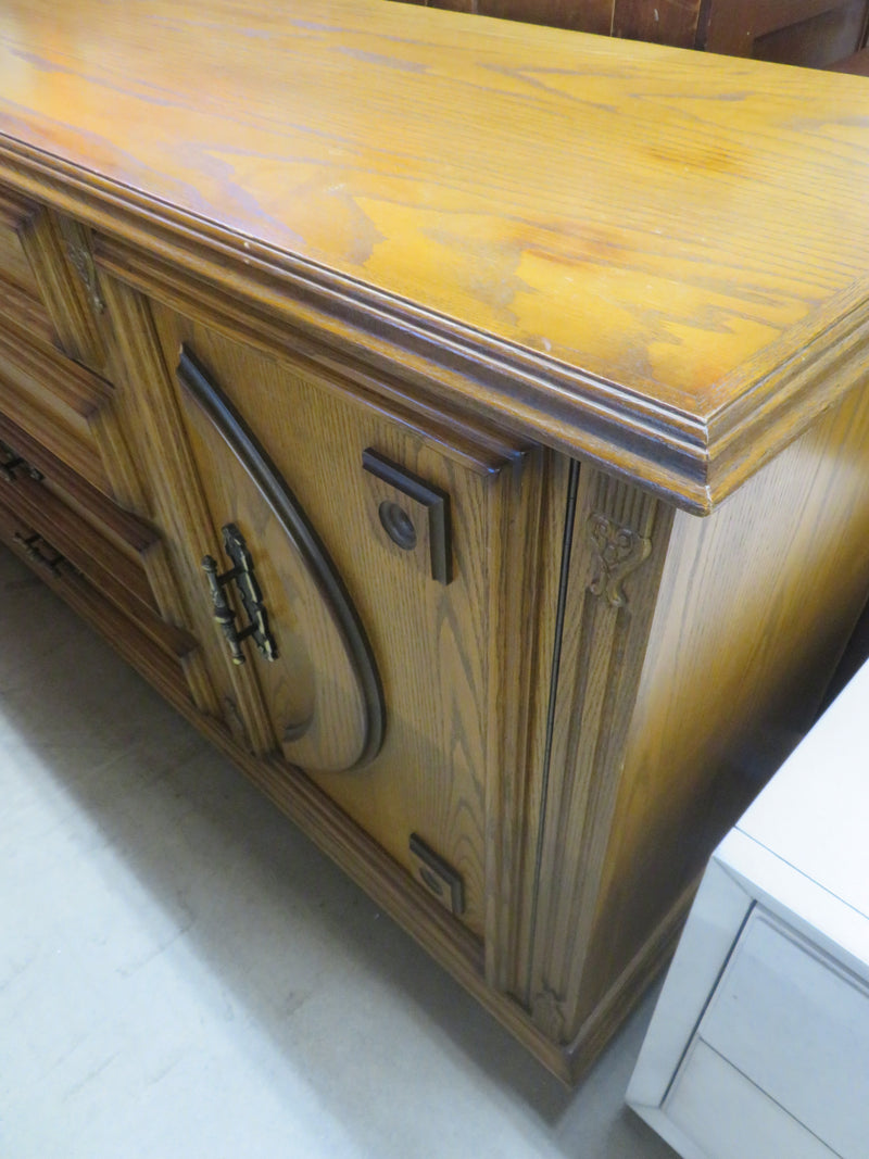 Solid Wood Dresser with Four Drawers