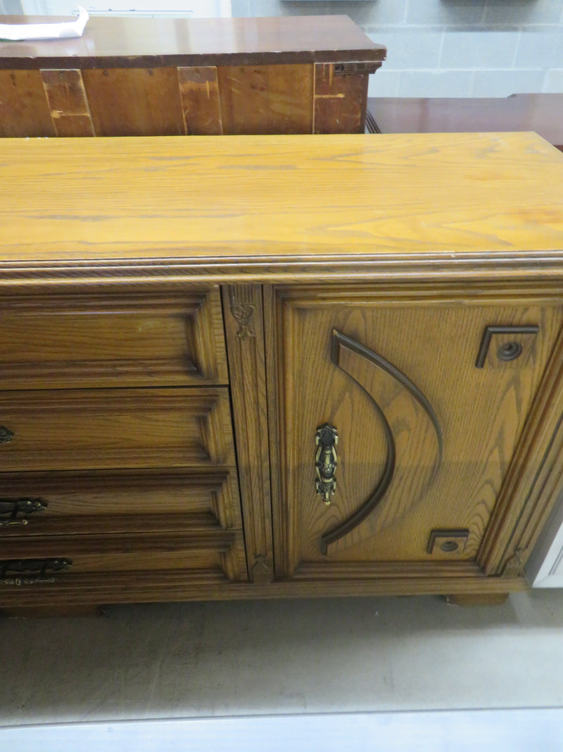 Solid Wood Dresser with Four Drawers