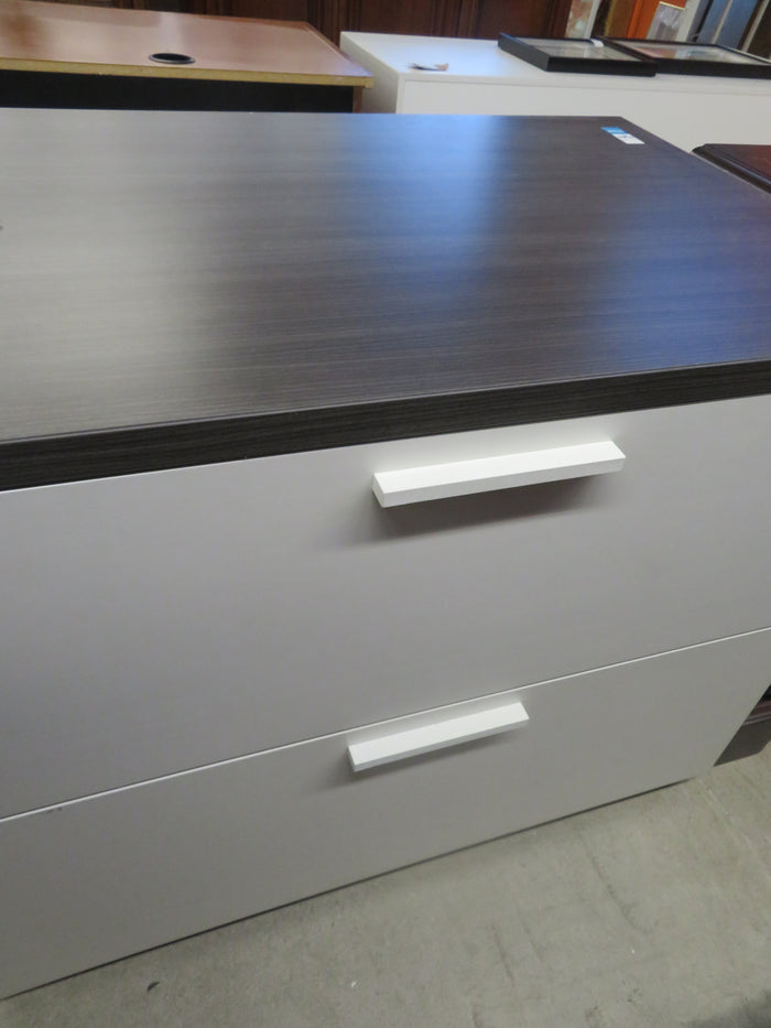 Two Drawer File Cabinet with Large Top