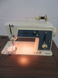 Electric Singer Sewing Machine and Table