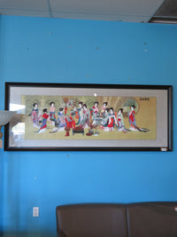Chinese Silk Cloth Embroidery "Twelve Beauties of Jinling"