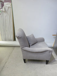 Lattice Pattern Armchair and Ottoman
