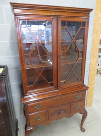 Vintage China Cabinet with glass doors