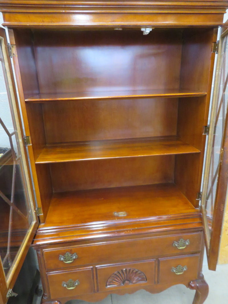 Vintage China Cabinet with glass doors