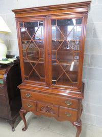 Vintage China Cabinet with glass doors