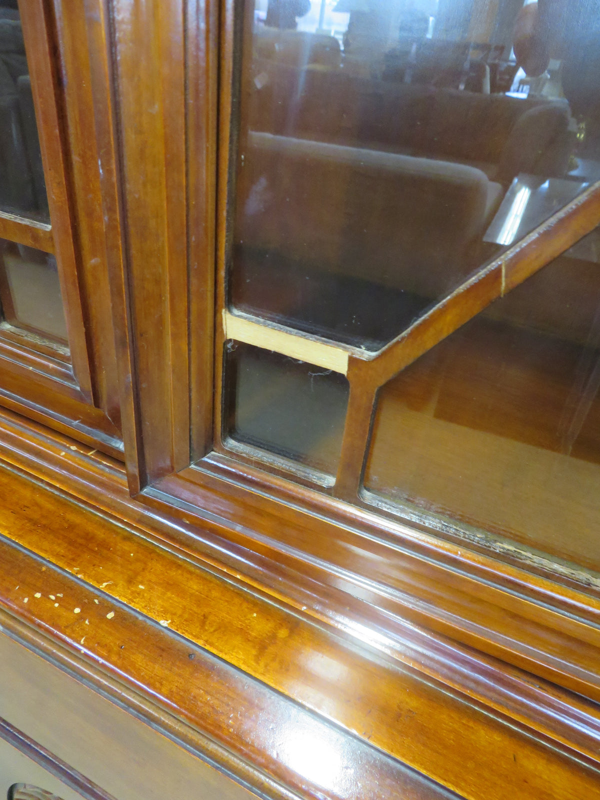 Vintage China Cabinet with glass doors