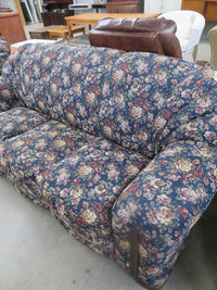 3-Seat Sofa in Dark Floral Pattern