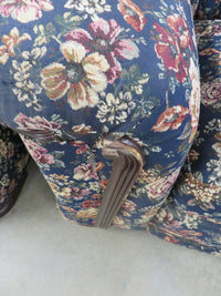 3-Seat Sofa in Dark Floral Pattern