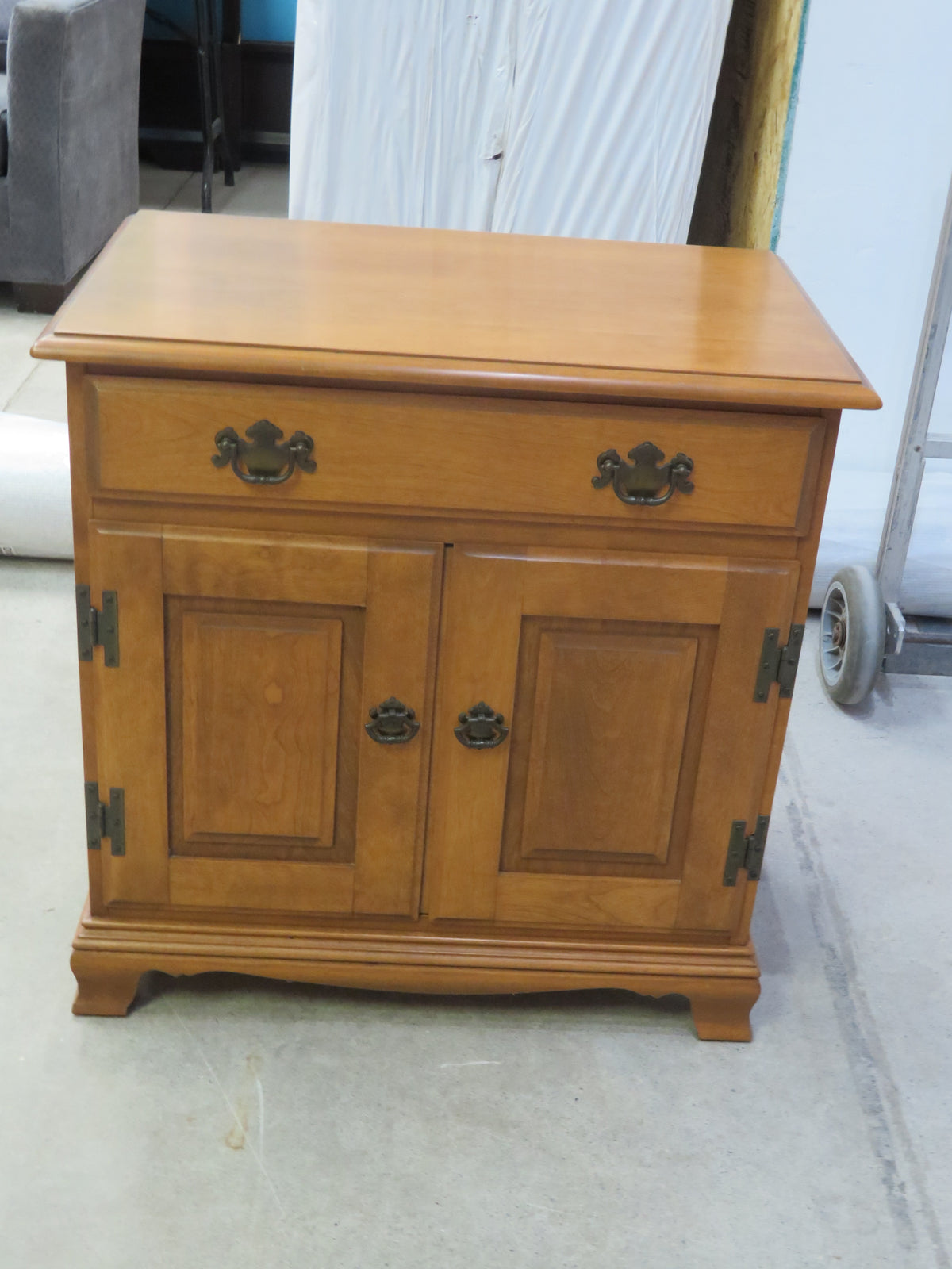 Vintage Solid maple Server