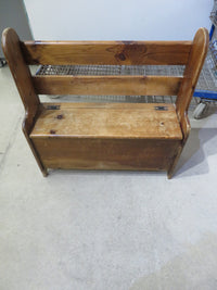Outdoor storage bench