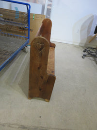 Outdoor storage bench
