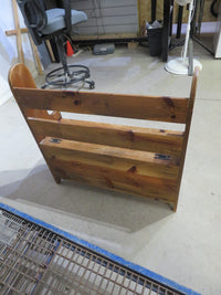 Outdoor storage bench