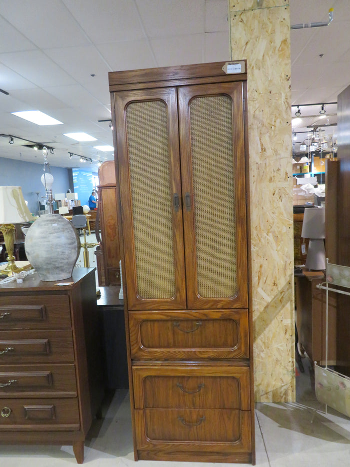 Vintage oak Armoire cabinet