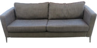 Modern Style Love Seat in Gray