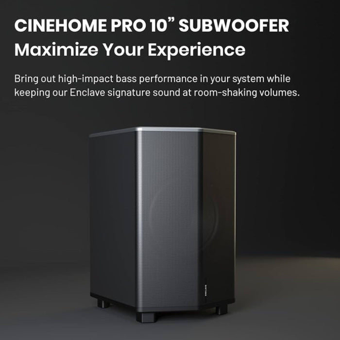 Enclave CineHome PRO 10-Inch Wireless Subwoofer