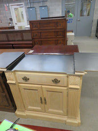 Dry Bar Cabinet with Folding Top